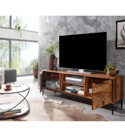 Stolik pod TV ELCANTO 147 cm drewno sheesham