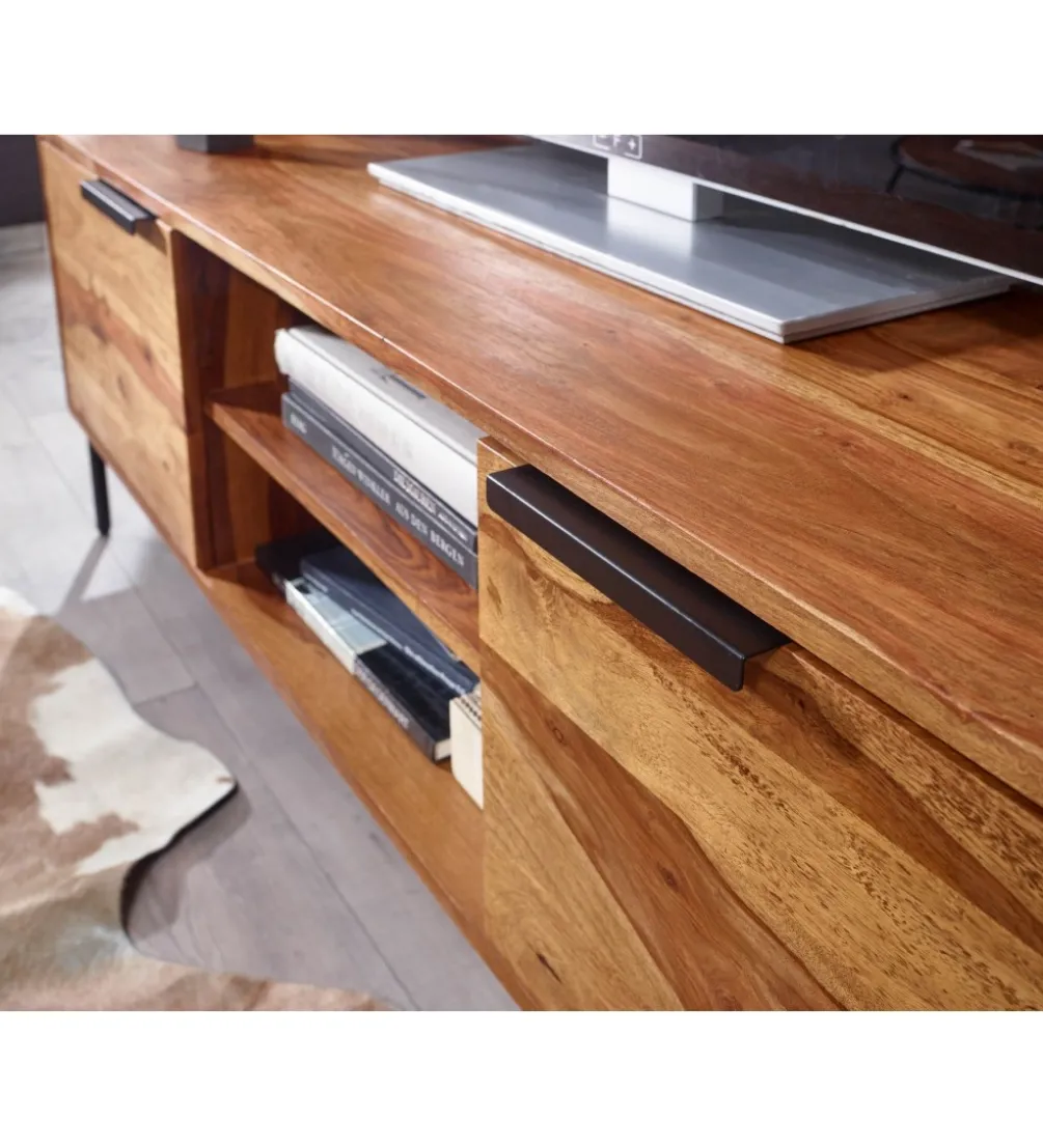 Stolik pod TV ELCANTO 147 cm drewno sheesham