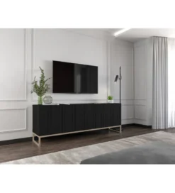 Stolik pod Tv ELPIS 150 cm czarny