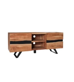 Stolik pod TV EUFRAT Amazonas 160 cm drewno akacja