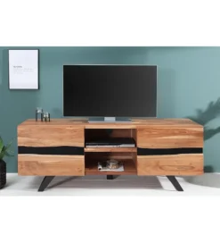 Stolik pod TV EUFRAT Amazonas 160 cm drewno akacja