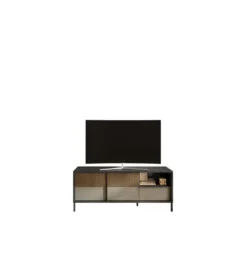 Stolik pod TV EVEREST 156 cm brązowo beżowy