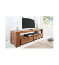 Stolik pod TV FINICE Makassar drewno Sheesham
