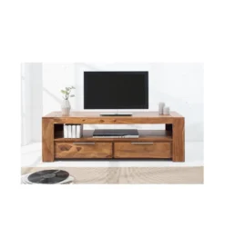 Stolik pod TV FINICE Makassar drewno Sheesham