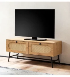 Stolik pod TV FONTA 100 cm w optyce dębu