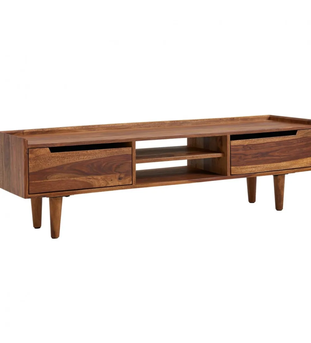 Stolik pod TV FORON 145 cm drewno sheesham