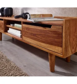 Stolik pod TV FORON 145 cm drewno sheesham