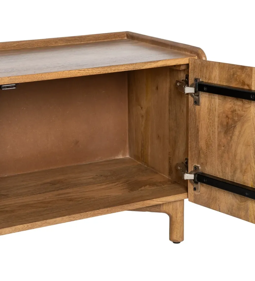 Stolik pod TV GALT 160 cm drewno mango naturalny