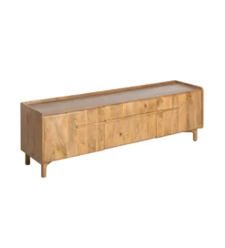 Stolik pod TV GALT 160 cm drewno mango naturalny