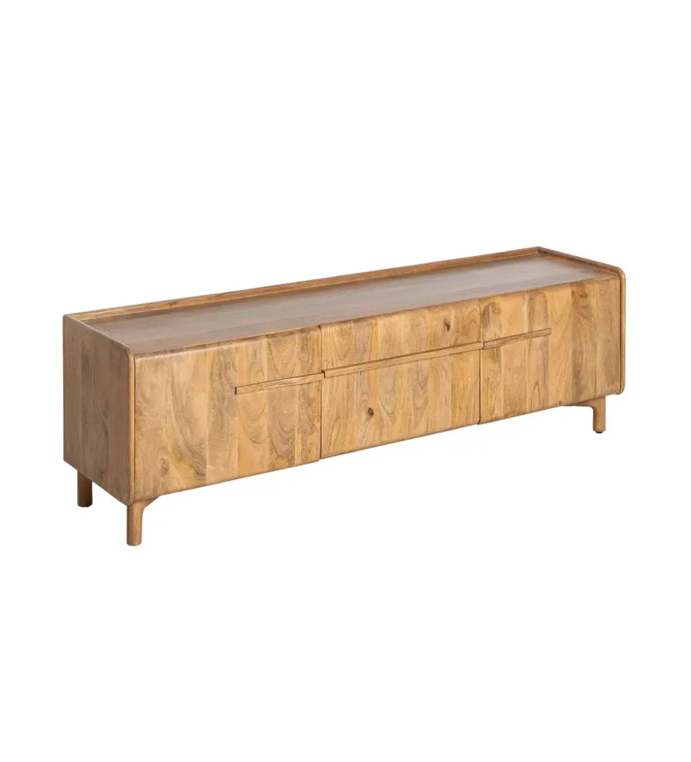 Stolik pod TV GALT 160 cm drewno mango naturalny