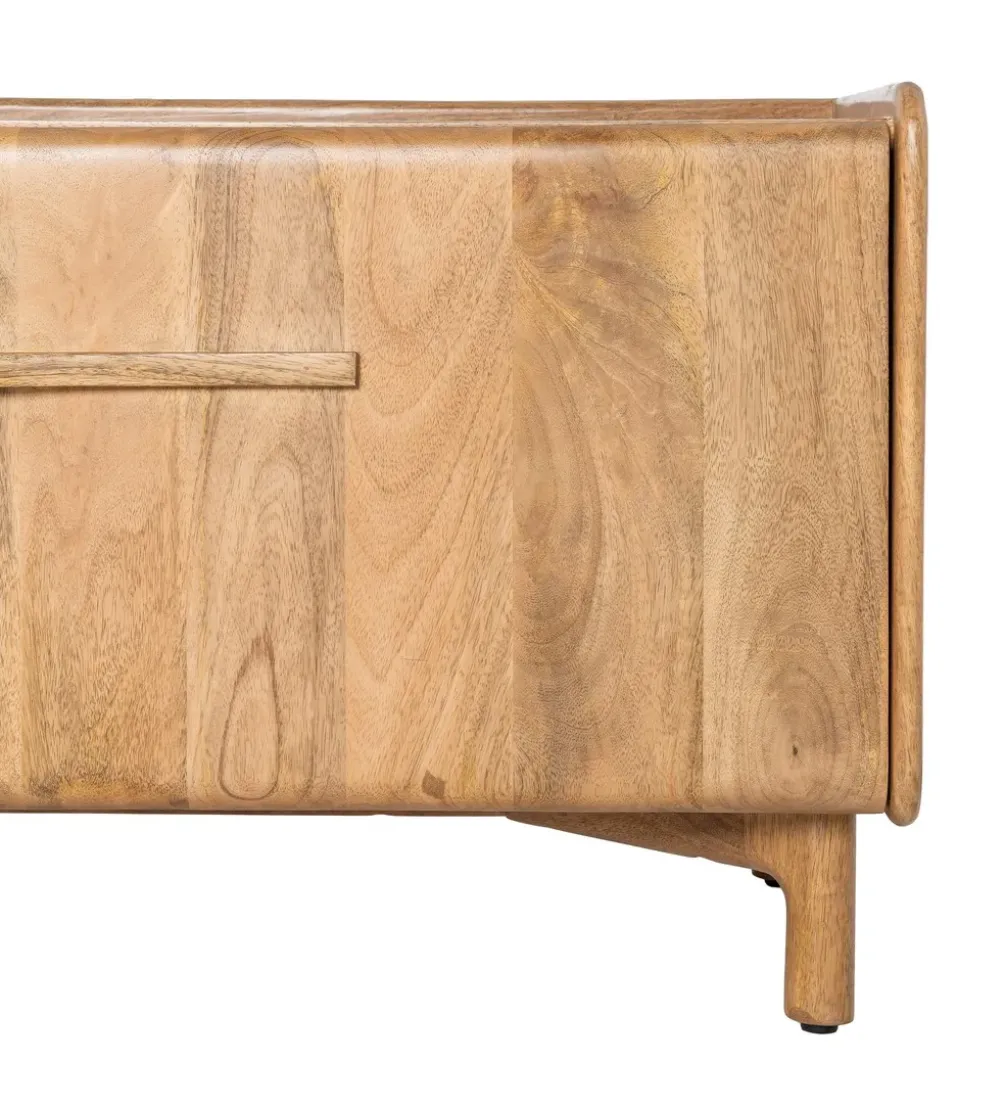 Stolik pod TV GALT 160 cm drewno mango naturalny