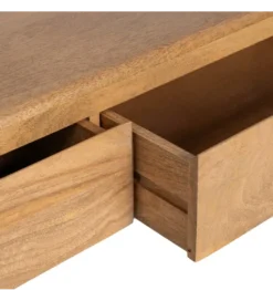 Stolik pod TV GALT 160 cm drewno mango naturalny niższy
