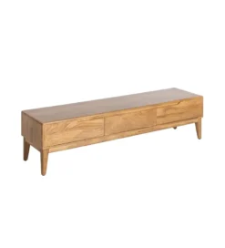 Stolik pod TV GALT 160 cm drewno mango naturalny niższy