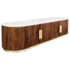 Stolik pod TV GATSBY 170 cm drewno mango brązowy
