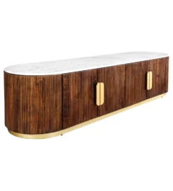 Stolik pod TV GATSBY 170 cm drewno mango brązowy