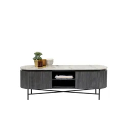 Stolik pod TV Glenn 150 cm antracytowy