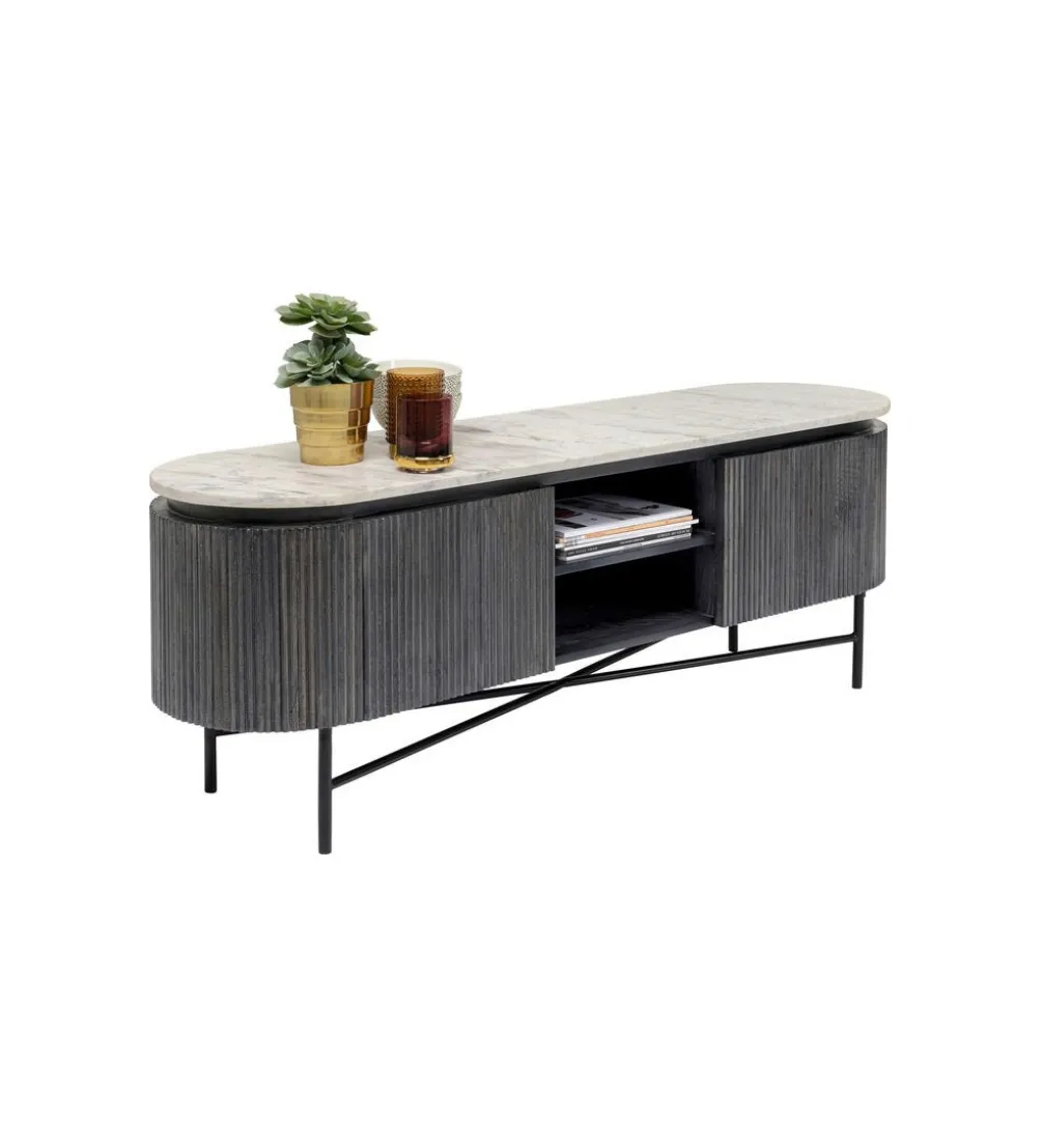 Stolik pod TV Glenn 150 cm antracytowy