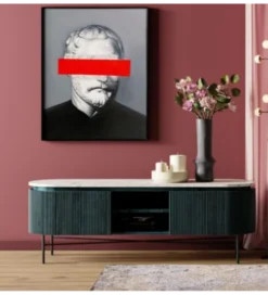Stolik pod TV Glenn 150 cm antracytowy