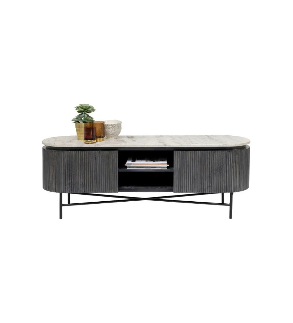 Stolik pod TV Glenn 150 cm antracytowy