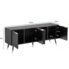 Stolik pod TV GLIMER 150 cm czarny