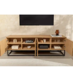 Stolik pod TV GRANDEZZA 180 cm kolor drewna dębu
