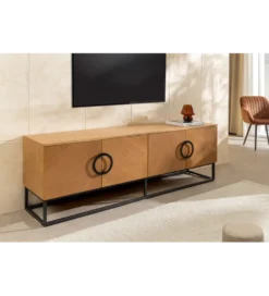 Stolik pod TV GRANDEZZA 180 cm kolor drewna dębu