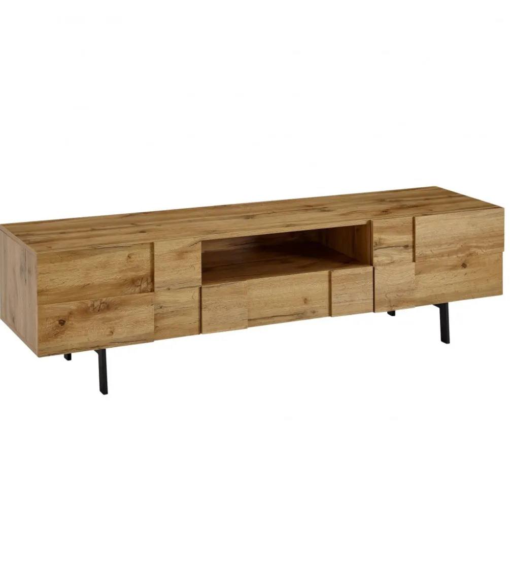 Stolik pod Tv GROSSETO 160 cm w kolorze dąb