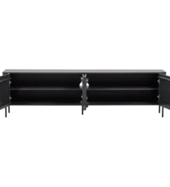 Stolik pod TV GUNNAR 200 cm czarny mat