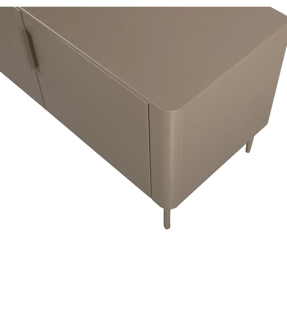Stolik pod TV GUNNAR 154 cm drewno sosny szary