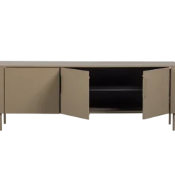 Stolik pod TV GUNNAR 154 cm drewno sosny szary