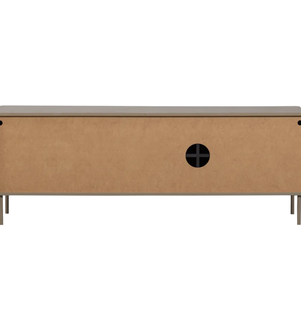 Stolik pod TV GUNNAR 154 cm drewno sosny szary
