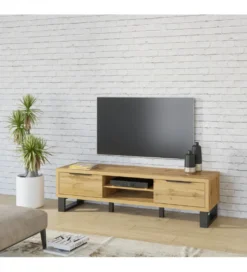 Stolik pod Tv Halle 180 cm w optyce dąb wotan