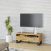 Stolik pod Tv Halle 124 cm w optyce dąb wotan