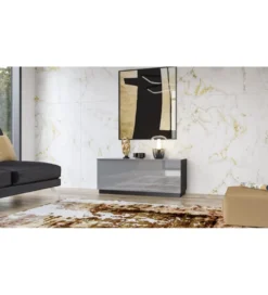 Stolik pod TV HELIO 120 cm czarno-szary