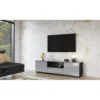 Stolik pod TV HELIO 180 cm szaro czarny