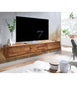 Stolik pod TV INDIOS III 160 cm drewno sheesham