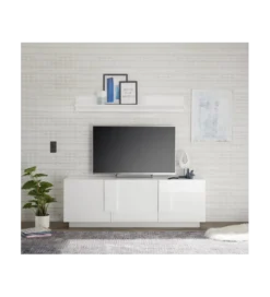 Stolik pod TV JUPITER 182 cm biały