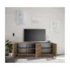 Stolik pod TV JUPITER 182 cm w kolorze dąb Mercure