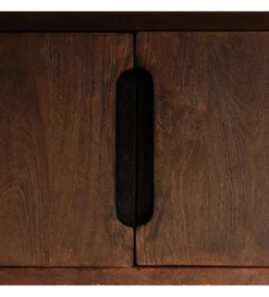 Stolik pod TV KILIAN 200 cm drewno mango brązowa