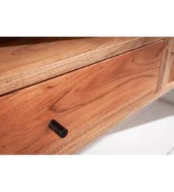 Stolik pod TV Komodo Mystic Living 140 cm drewno akacja