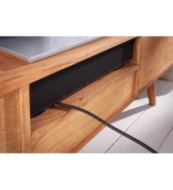 Stolik pod TV Komodo Mystic Living 140 cm drewno akacja