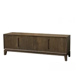 Stolik pod TV KORTE 170 cm drewno mango brąz