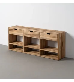 Stolik pod TV KURAN 140 cm drewno teak