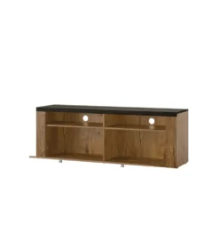 Stolik pod TV LARONA 140 Cm O Wybarwieniu Satin Nussbaum z kolorem Touchwood