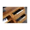 Stolik pod TV LAS Lagos 135 cm drewno sheesham