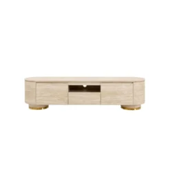 Stolik pod TV LINNEA 160 x 45 cm naturalny