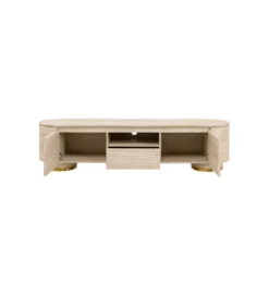 Stolik pod TV LINNEA 160 x 45 cm naturalny