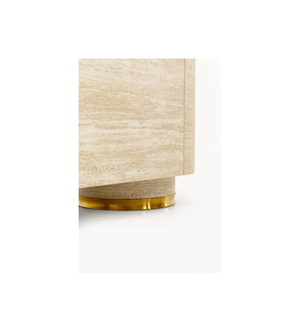 Stolik pod TV LINNEA 160 x 45 cm naturalny