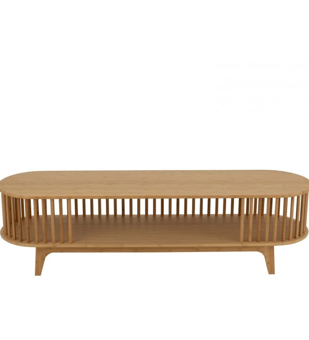 Stolik pod TV LIVE 150 cm bambus naturalny
