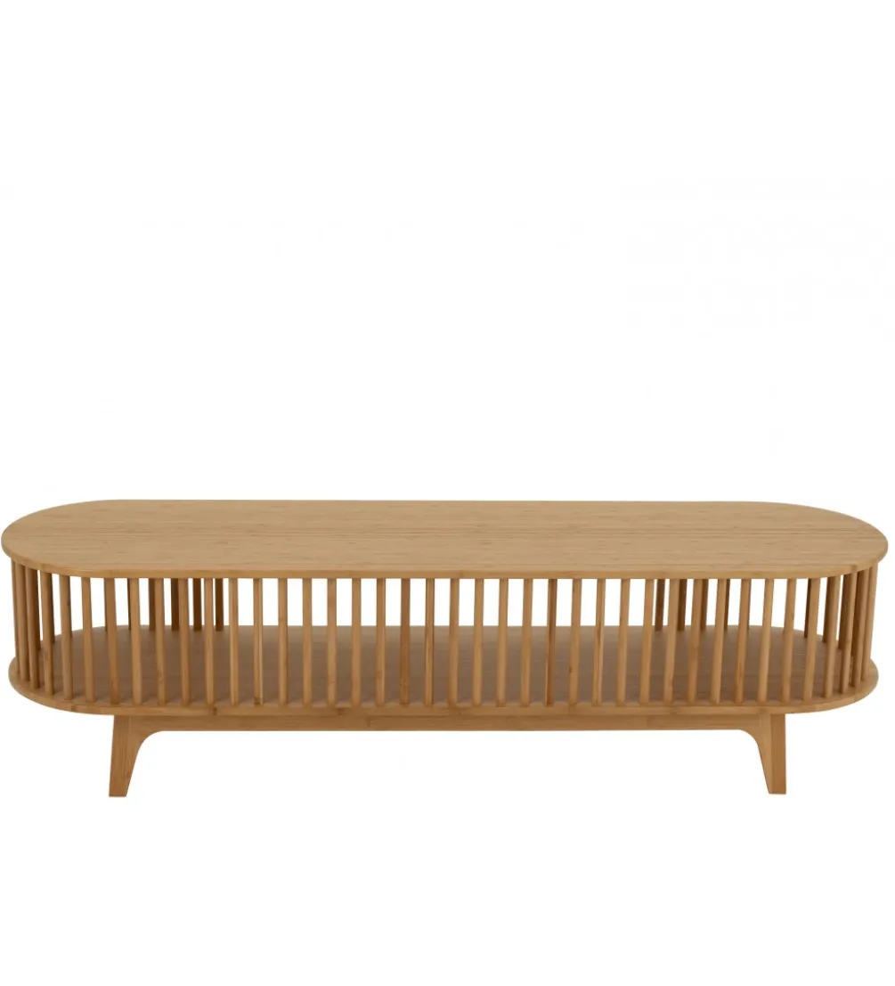 Stolik pod TV LIVE 150 cm bambus naturalny